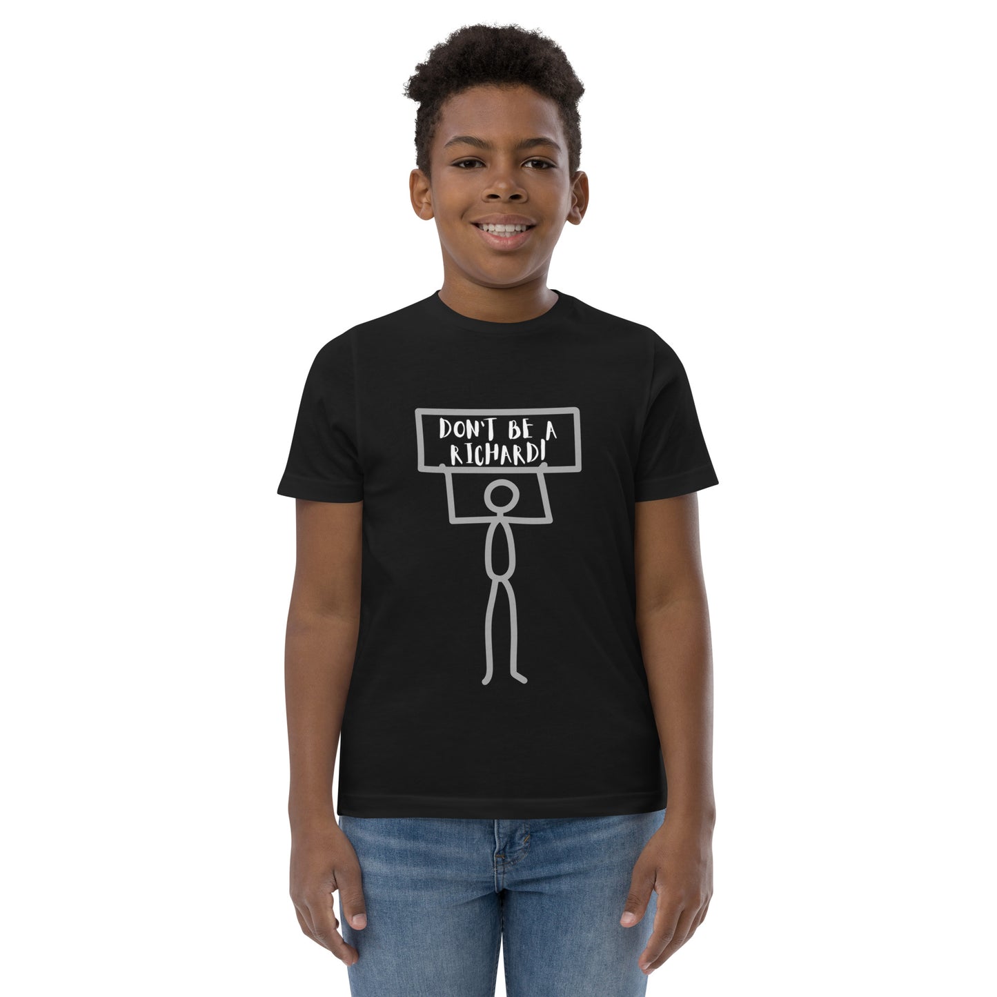 Don't Be a Richard Youth jersey t-shirt - Just Periodt