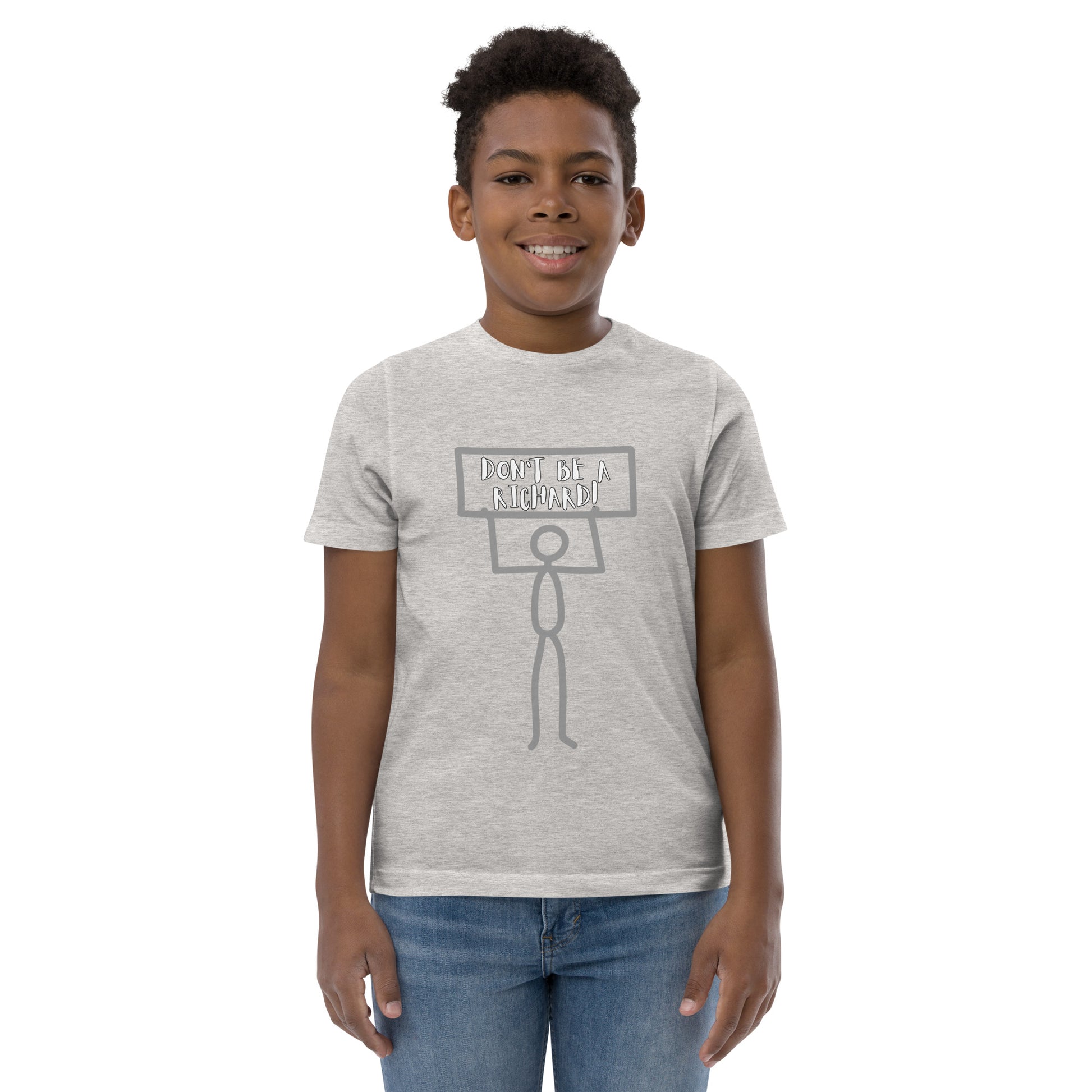 Don't Be a Richard Youth jersey t-shirt - Just Periodt